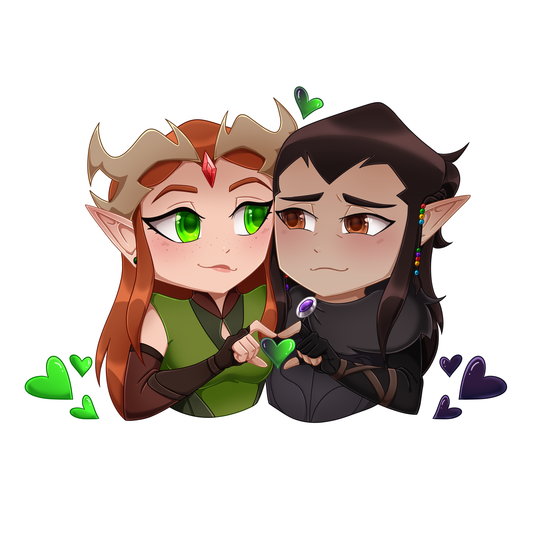 Vaxleth Hearts Sticker