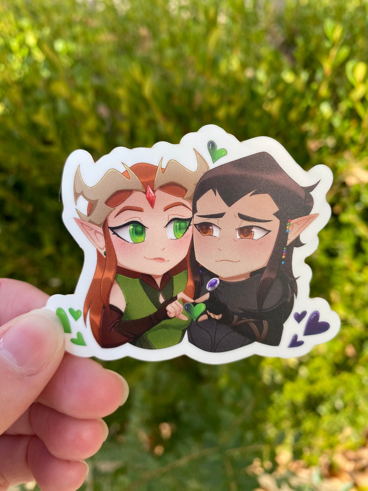 Vaxleth Hearts Sticker